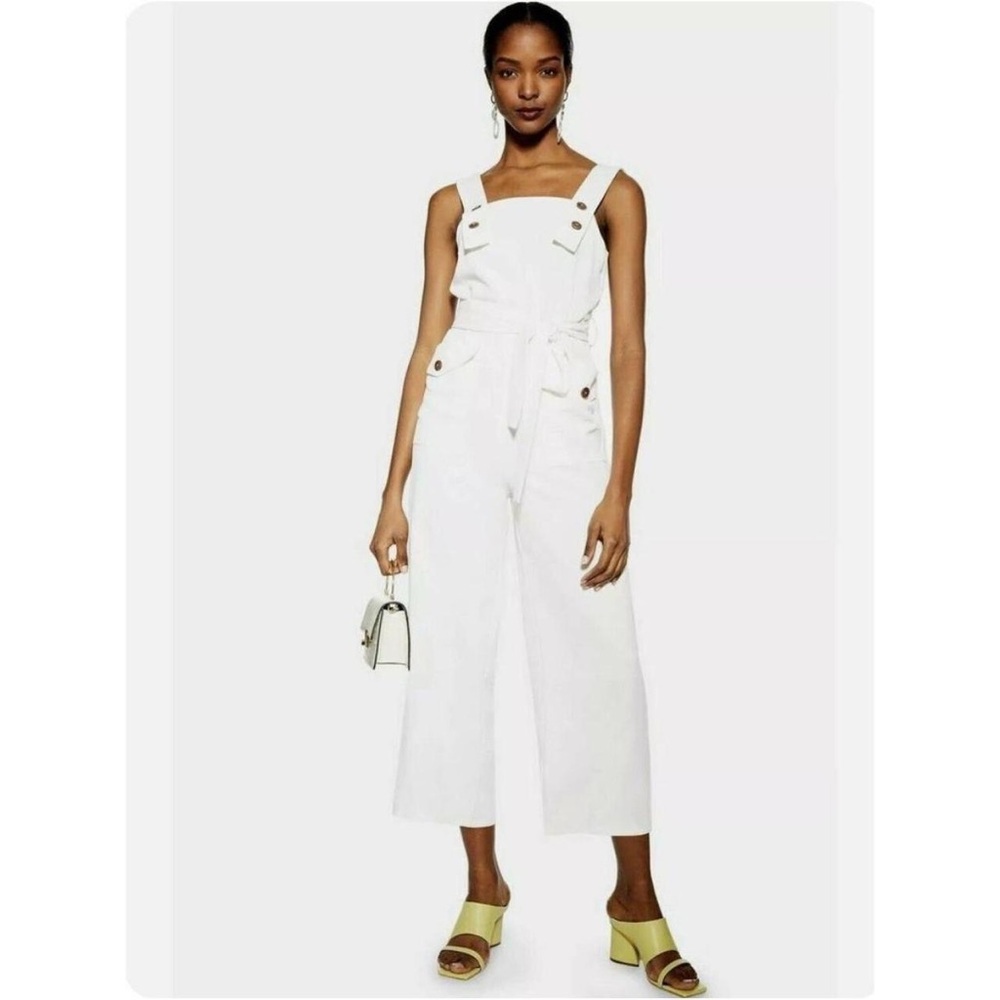 Nordstrom Topshop Women’s White Jumpsuit